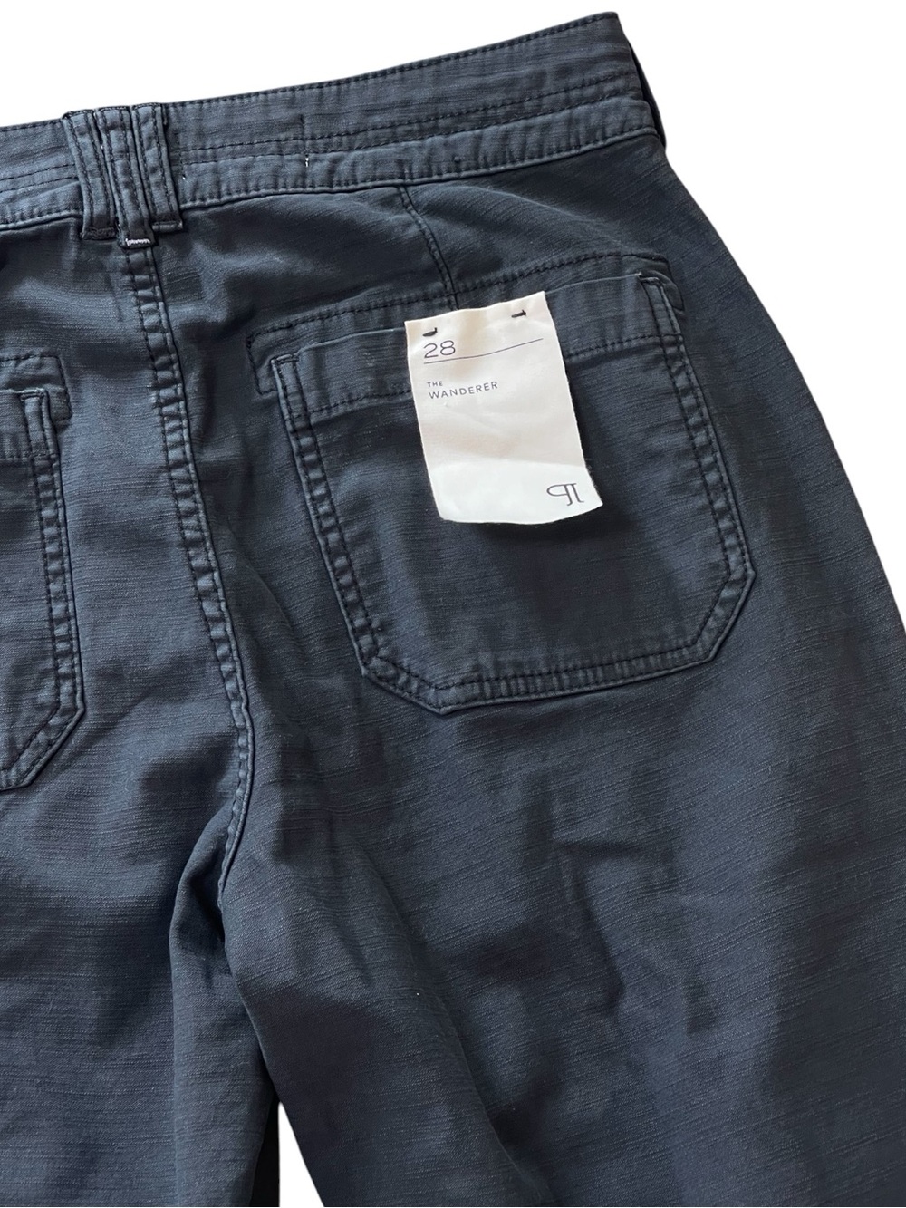 Anthropologie Pilcro Black Wash Carbon The Wanderer Utility Pants Sz 28 NWT - Picture 6 of 14